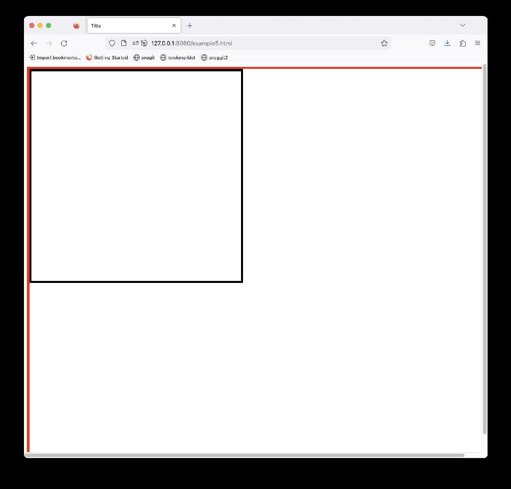 Canvas container sized with CSS viewport units