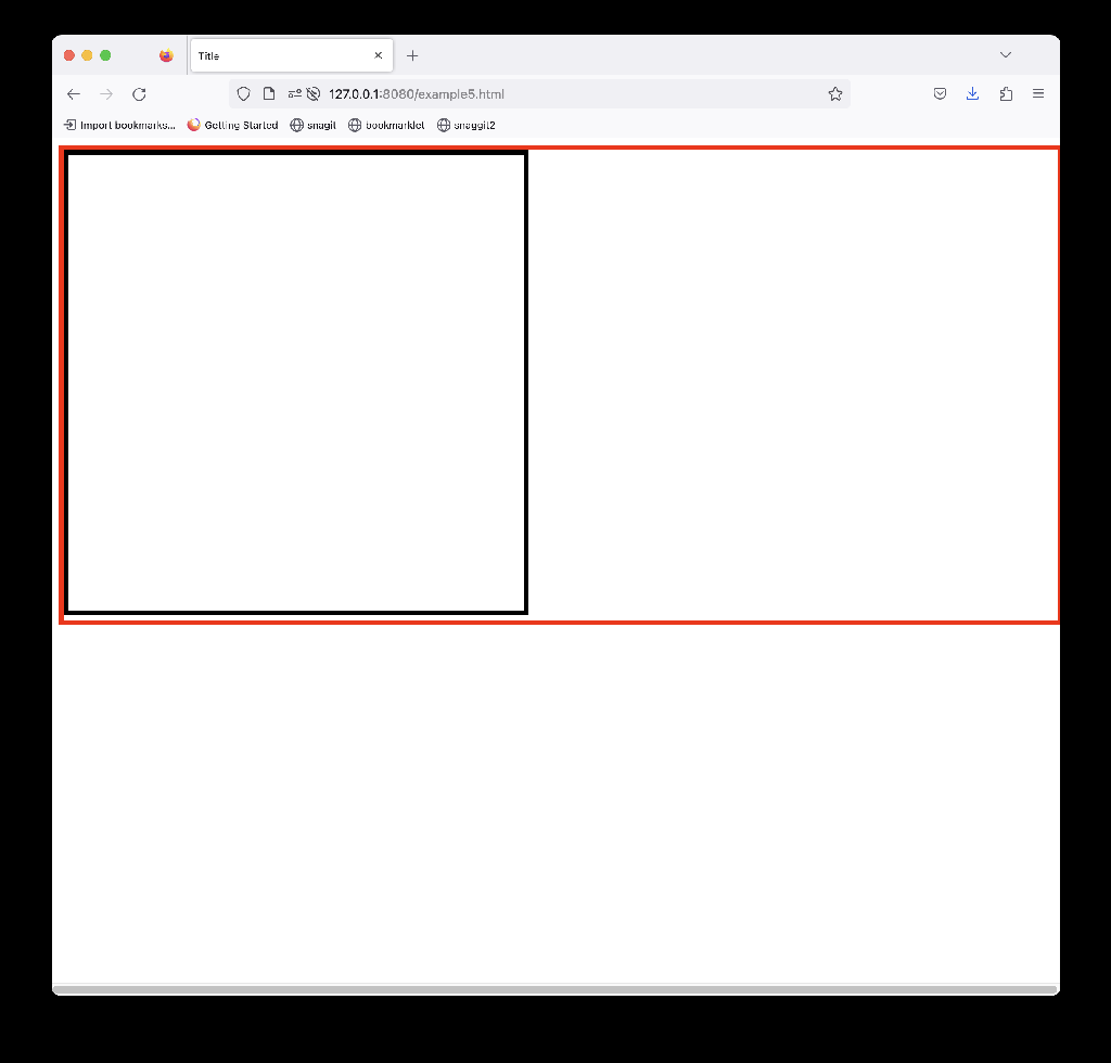 Canvas container with default page margins preventing it from filling the viewport